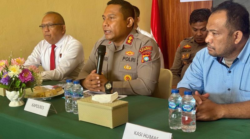 Polres Anambas Rilis Akhir Tahun, 73 Gangguan Kamtibmas Tercatat