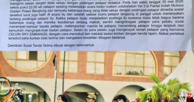 Dugaan Pengeroyokan di Acara Motor Batam, Korban Mengaku Ditendang dan Diinjak-injak Dugaan Pengeroyokan di Acara Motor Batam, Korban Mengaku Ditendang dan Diinjak-injak