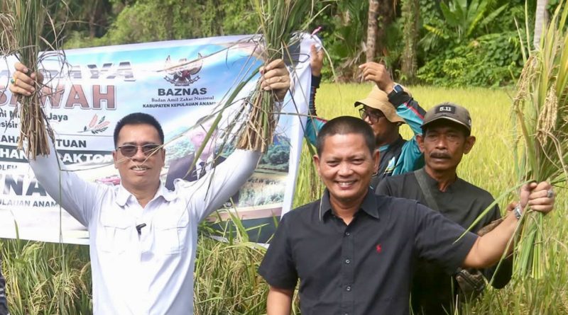Hari Jadi Anambas ke-18, Aneng Serahkan Alsintan kepada Petani