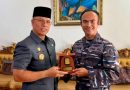 Bupati Aneng Perkuat Sinergi dengan Danlanudal Matak Baru